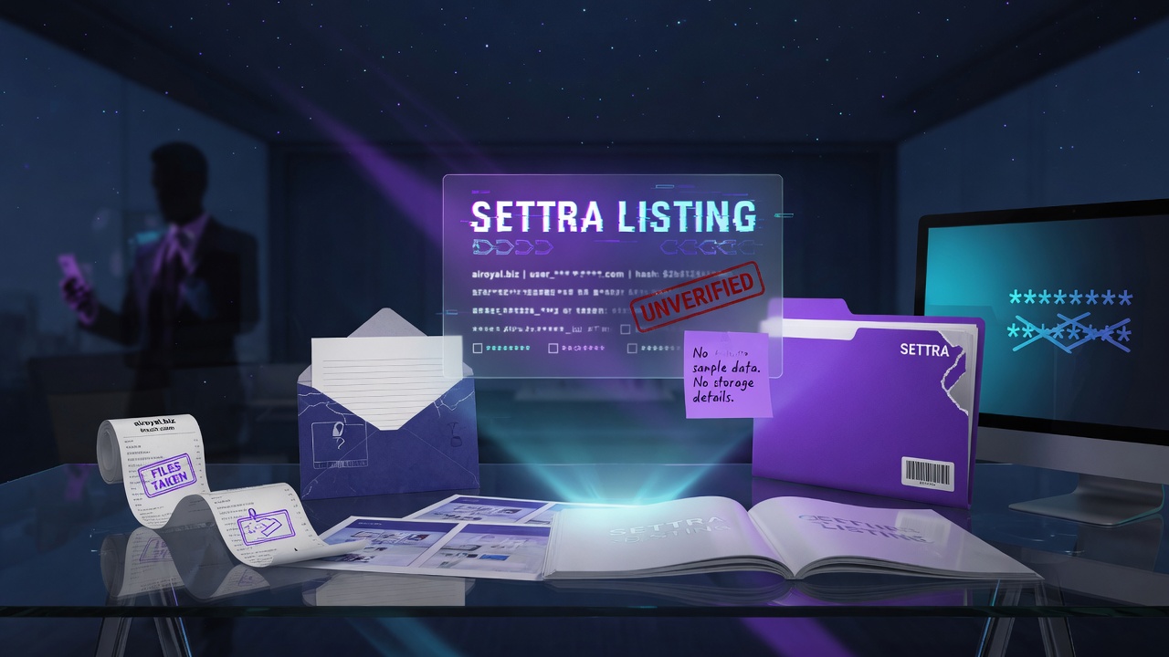 What the Settra Listing Actually Claims About Your Account
