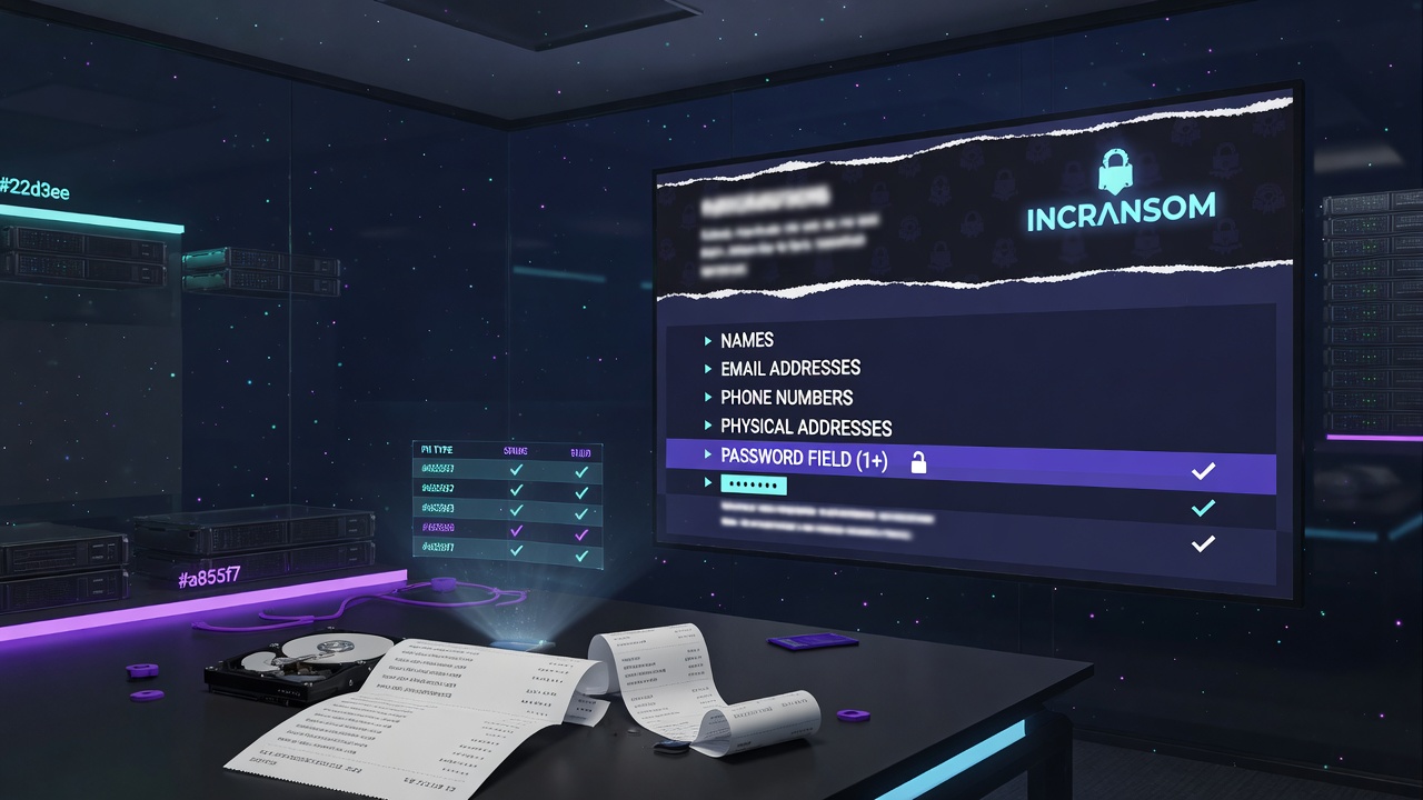 What the Incransom Listing Actually Claims About Your Data