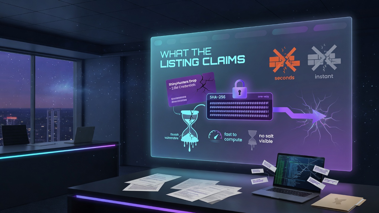 What the Listing Claims About Your Credentials