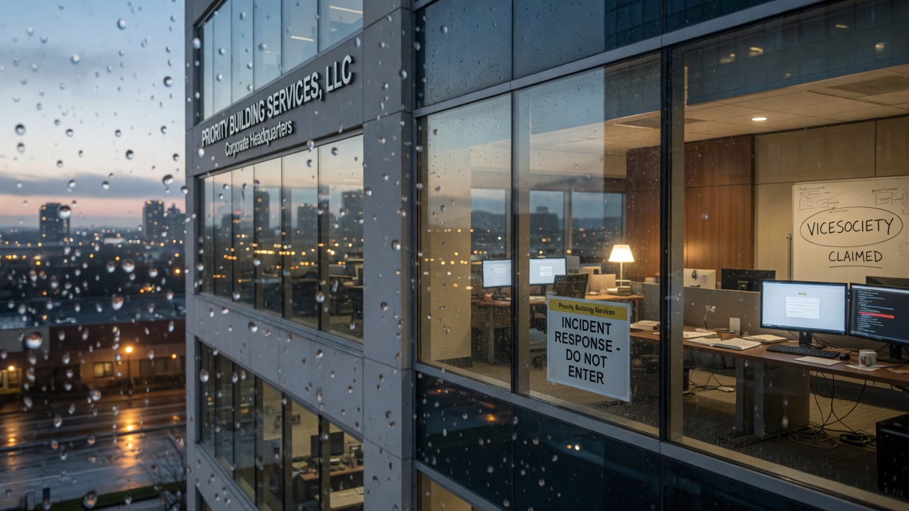 Priority Building Services, LLC Listed by Vice Society Ransomware Group