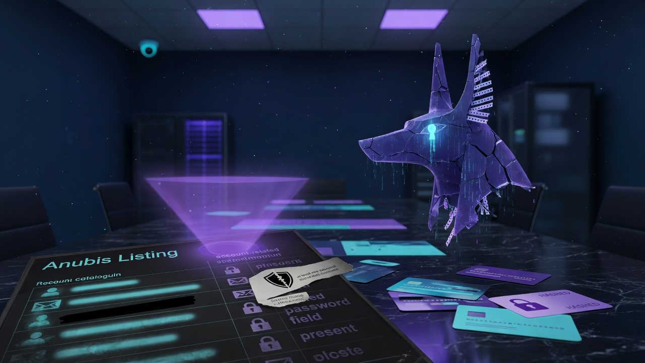 What the Anubis Listing Actually Claims About Your Data