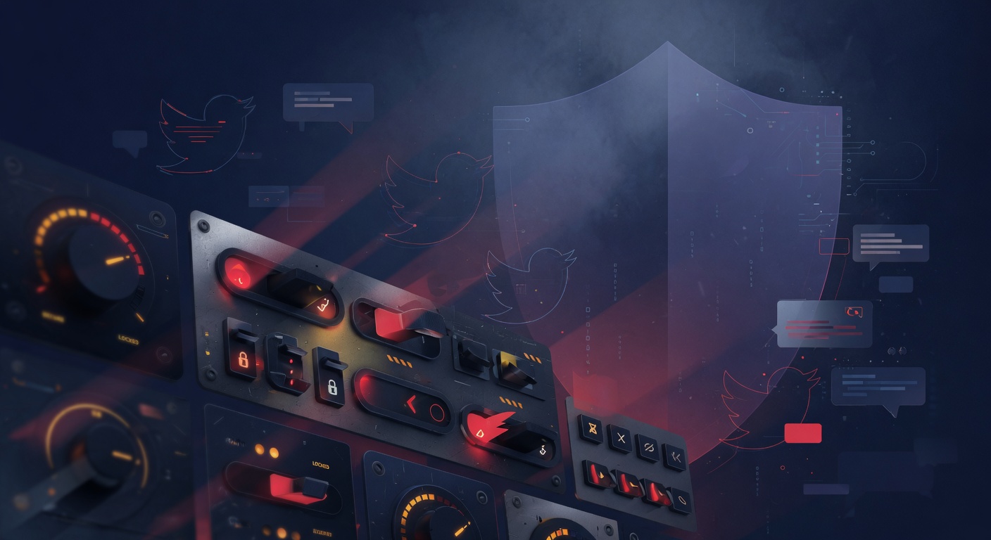 X (formerly Twitter) privacy controls illustration
